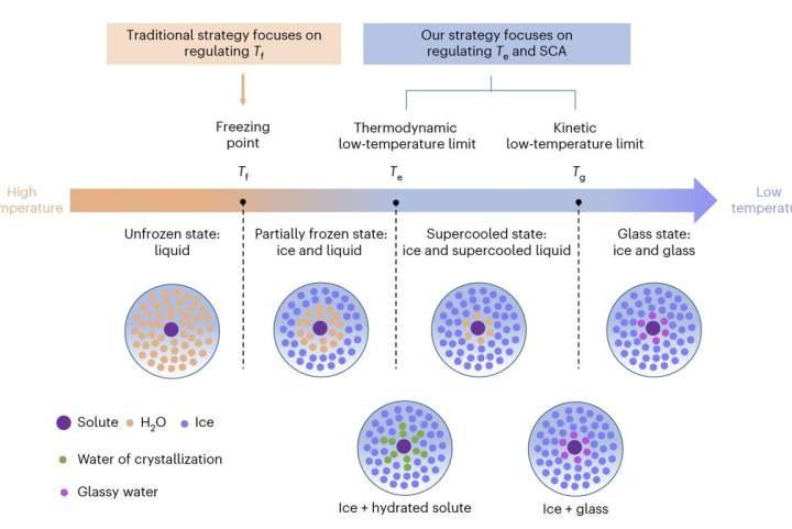 A strategy to design anti-freezing electrolytes for batteries that can operate in extremely cold environments