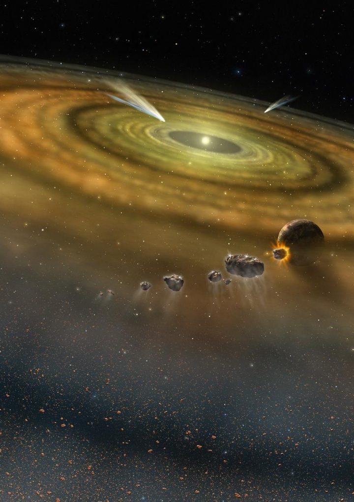 Webb Sees Asteroids Collide in Another Star System