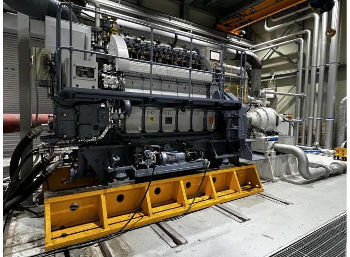 Ammonia-fueled marine engine cuts CO₂ emissions by 50%