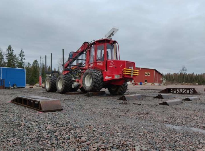 AI system successfully operates 16-ton forest machine