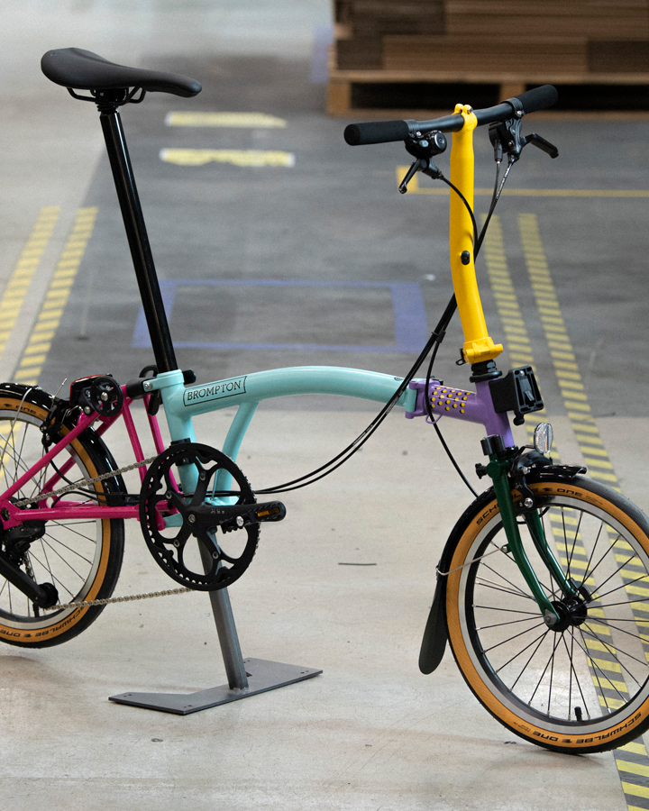 Brompton’s new folding bike features wheel rims made from 100% post-consumer aluminium scrap