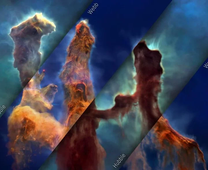 Webb and Hubble Unite: A Breathtaking 3D Journey Through the Pillars of Creation