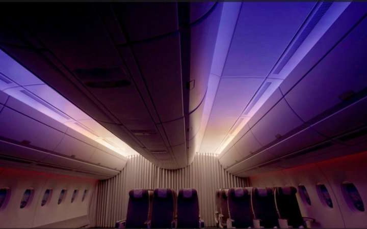 Aircraft cabin lighting design could help combat jet lag by aligning body clocks to destination’s time zone