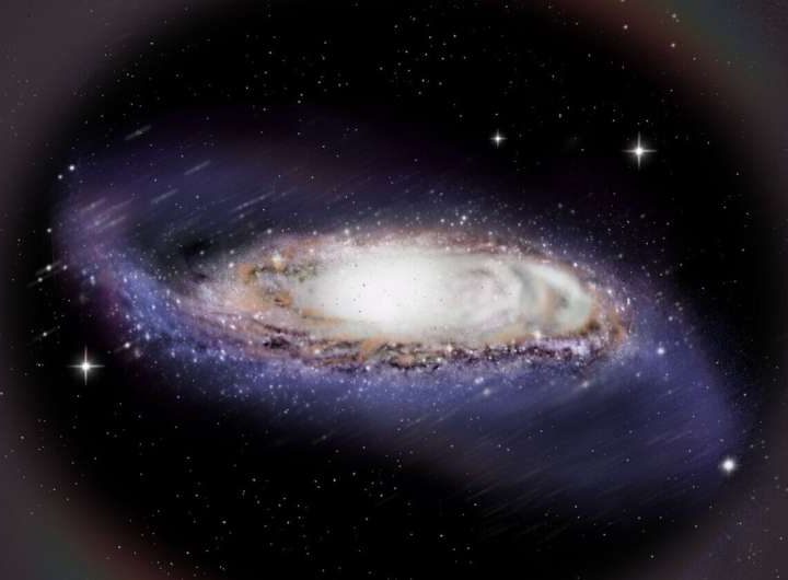 ‘Motion-picture’ method reveals shape of the Milky Way’s dark matter halo