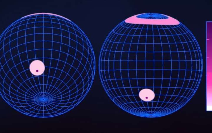 Nearest millisecond pulsar has radius of 11.4 kilometers and is 1.4x as heavy as the sun, researchers find