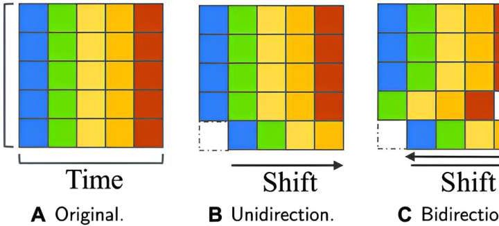 Temporal shift for speech emotion recognition