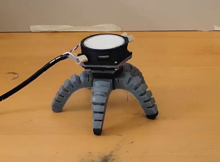 Biohybrid robots controlled by electrical impulses in mushrooms