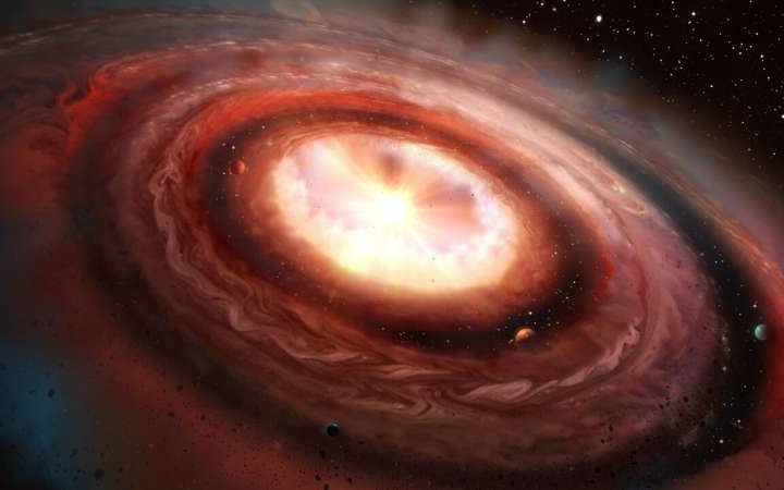 Astrophysicists build model to explain to rapid planet formation