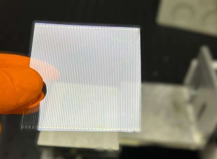 Flexible nanogenerator with enhanced power density could one day rival the power of solar panels