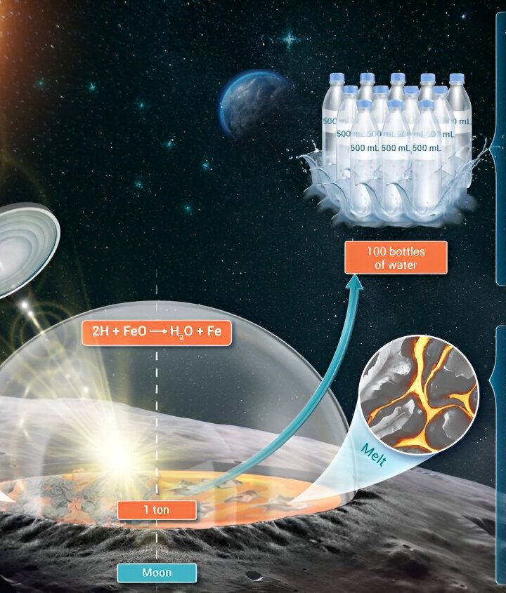 Chinese Researchers Devise New Strategy for Producing Water on the Moon