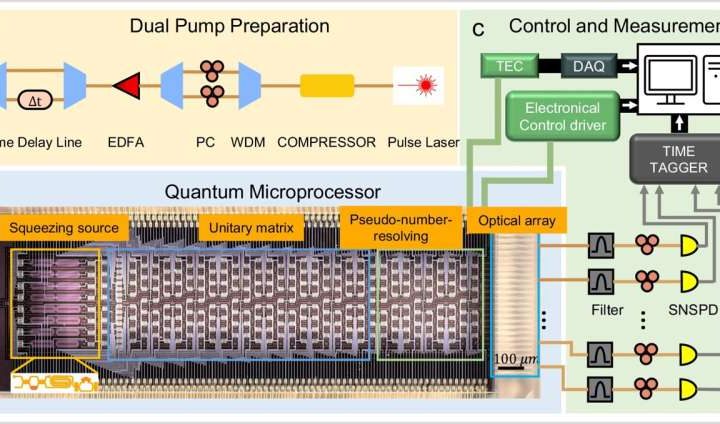 Scientists harness quantum microprocessor chips for advanced molecular spectroscopy simulation