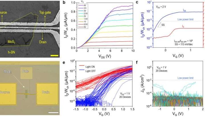 Researchers develop approach to fabricate highly performing transistors based on 2D semiconductors