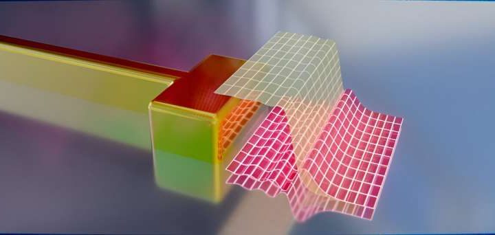 Electrically modulated light antenna points the way to faster computer chips