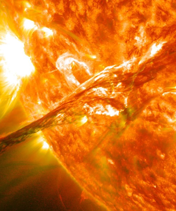 High-Resolution Images of the Sun Show How Flares Impact the Solar Atmosphere