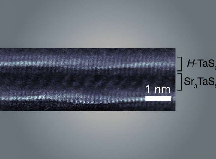 New material with wavy layers of atoms exhibits unusual superconducting properties