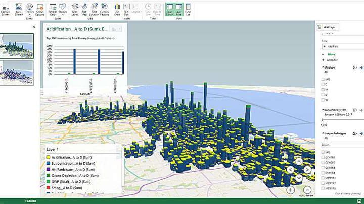 Researchers create new tool to analyze embodied carbon in more than 1 million buildings in Chicago