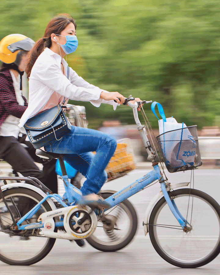 VR tech helps pedestrians and cyclists navigate cities differently to swerve harmful pollutants