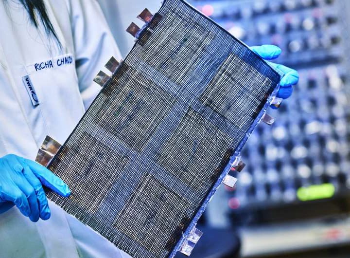 Carbon fiber structural battery battery paves way for light, energy-efficient vehicles