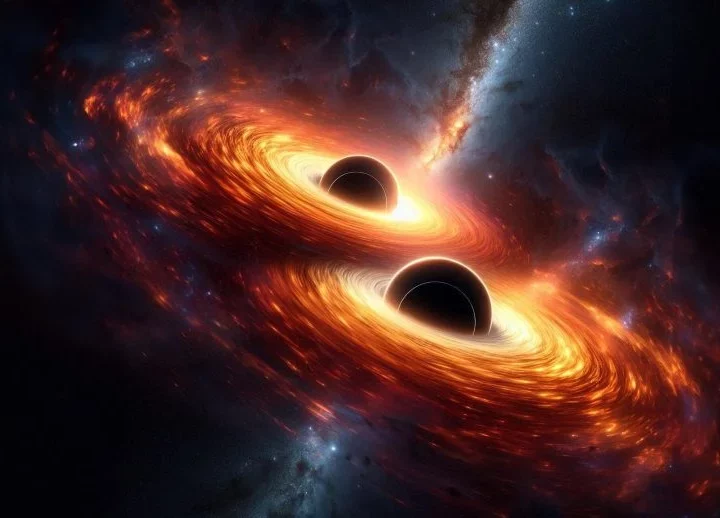 Black Hole Mergers Could Be Hiding Mysterious New Particles