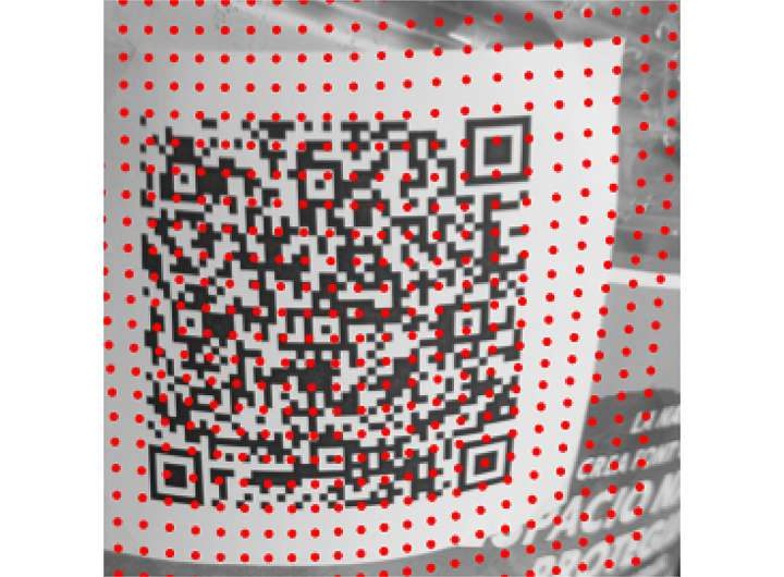 New algorithm helps read QR codes on uneven surfaces