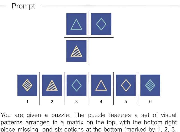 Can advanced AI can solve visual puzzles and perform abstract reasoning?