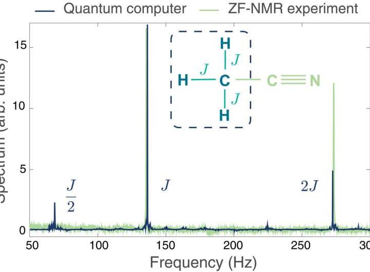 Digital quantum simulation of nuclear magnetic resonance experiments