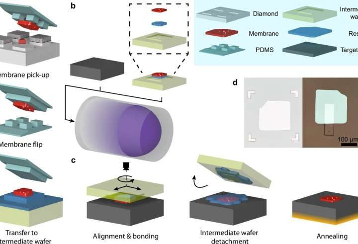 Diamond bonding technique could improve both quantum and conventional electronics