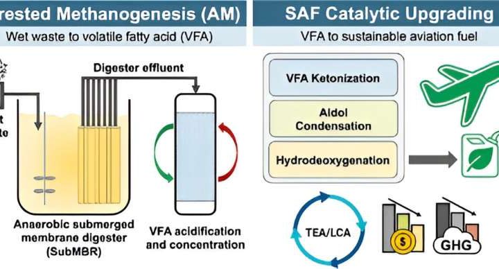 New technology converts wastewater to sustainable aviation fuel with potential 70% reduction in emissions