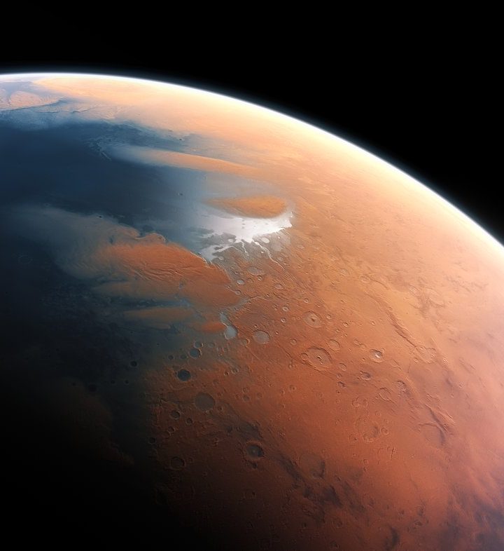 There was Hot Water on Mars 4.45 Billion Years Ago