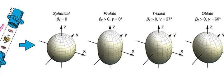 Theoretical predictions provide a first peek at nuclear shape transitions