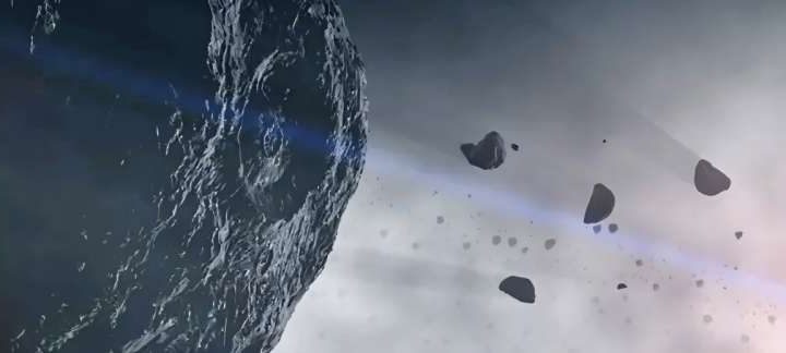 Could we use an asteroid to shield astronauts on their way to Mars?