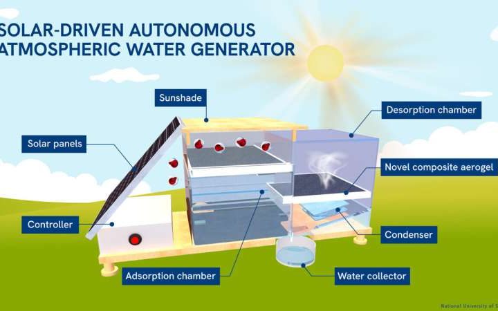 Advanced aerogel enhances autonomous atmospheric water harvesting