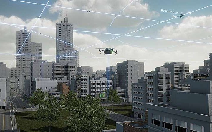 Uncrewed aircraft systems traffic management beyond visual line of sight